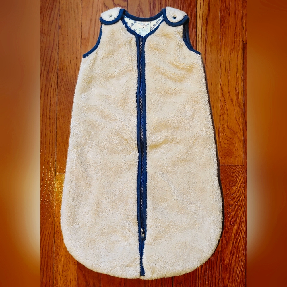 baby deedee NWOT Small 0-6M Sleep Nest Teddy 2.5 TOG Wearable Blanket, Oatmeal